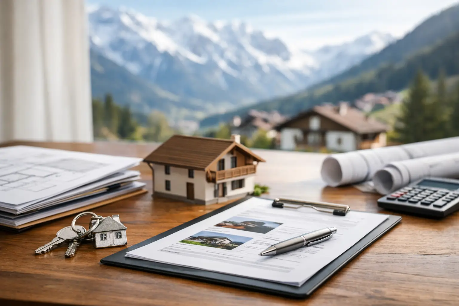 Unterlagen für Wohnungsverkauf in Tirol